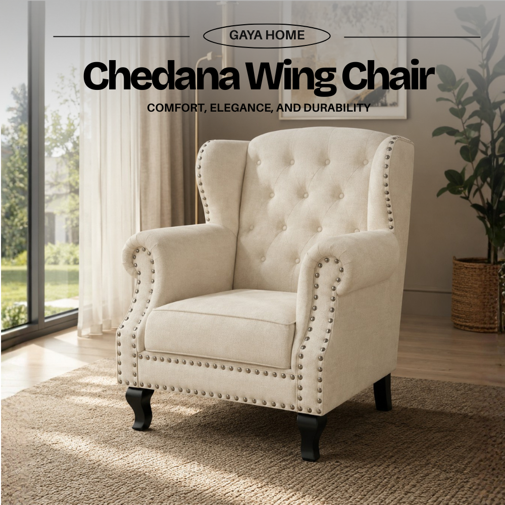 Chedana Chesterfield Wing Chair Set (03)