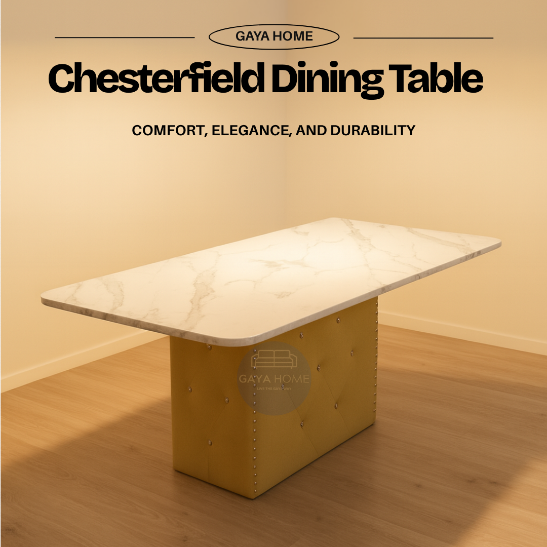 Chesterfield Marble Dining Table product graphic