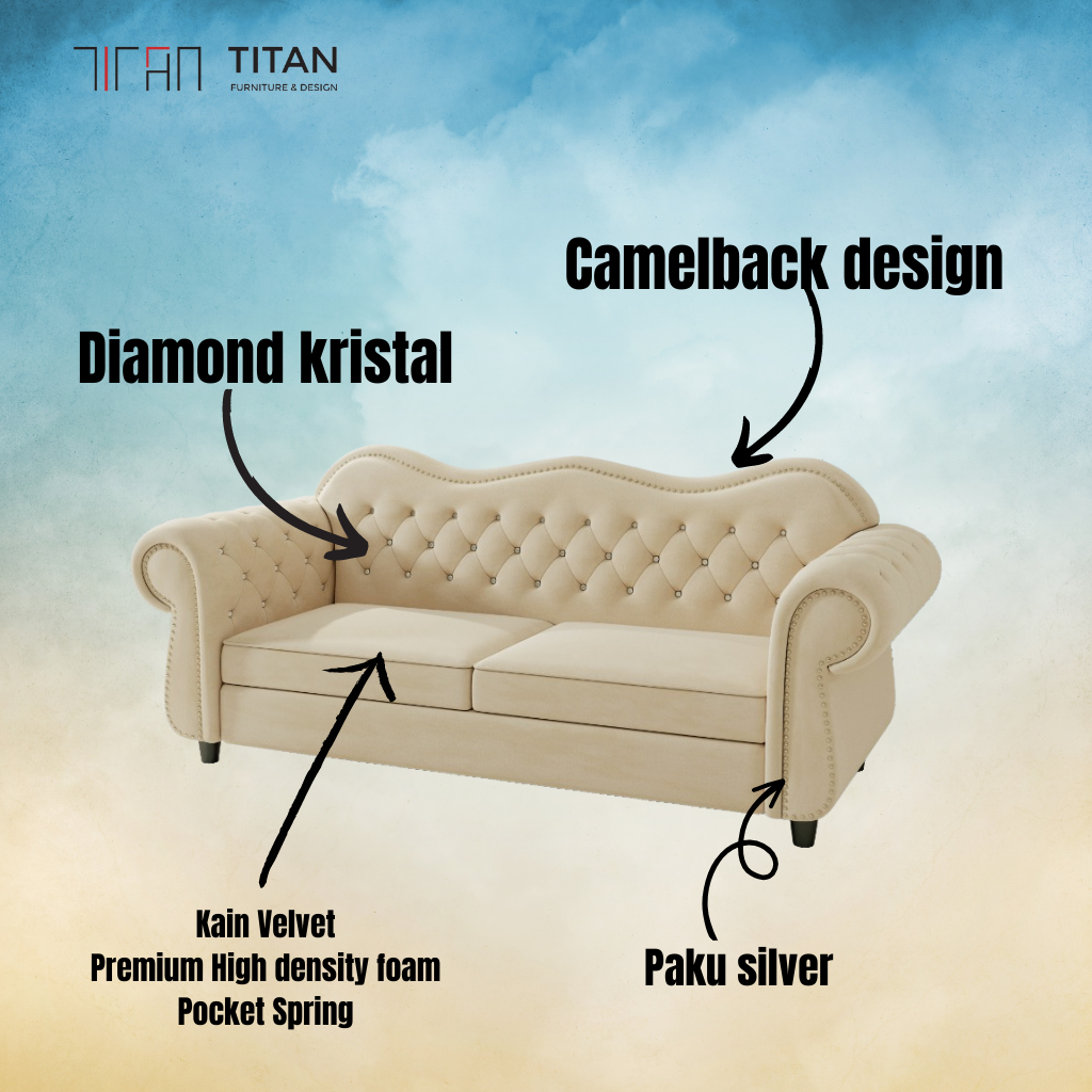 Camelback Sofa Set product graphic