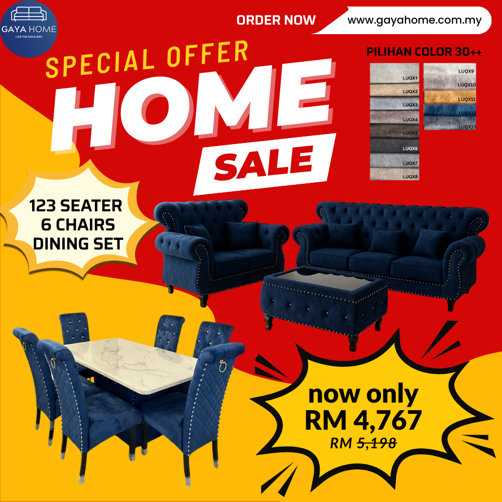 Living + Dining Furniture Combo Set product graphic