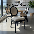Roma dining chair used across chair and dining set products