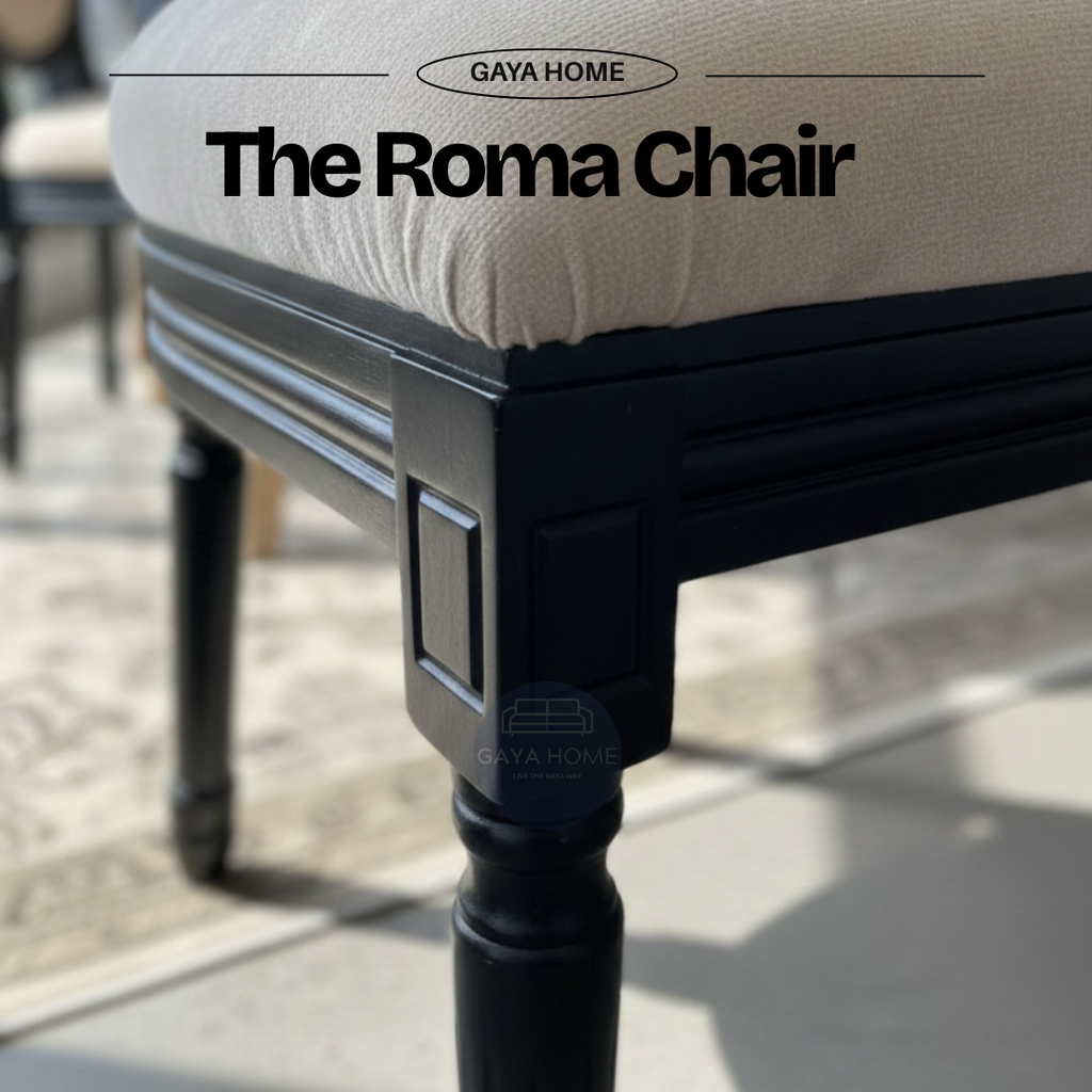 Roma dining chair used across chair and dining set products