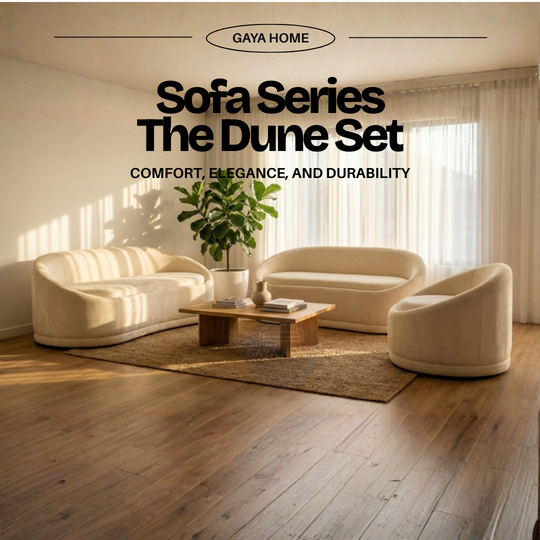 The Dune Set Curved Designer Sofa product graphic