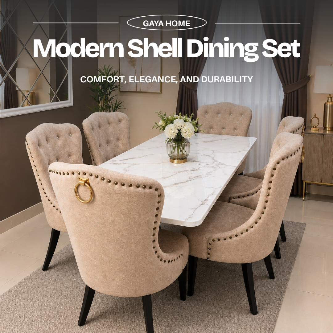 Dining Set Modern Shell
