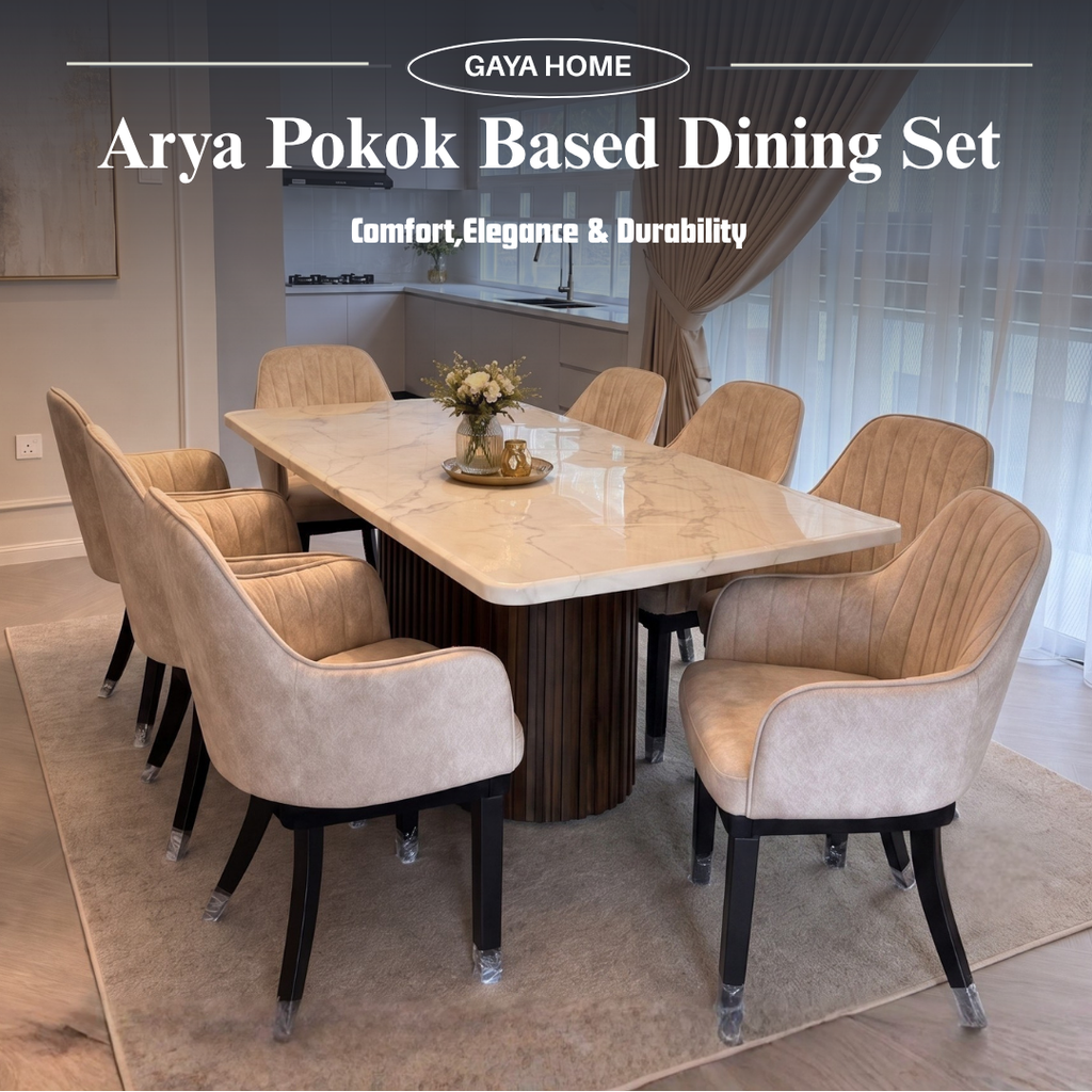 Poko Arya Japandi Dining Set Series (ST16)