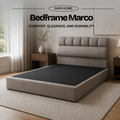 Gaya Home upholstered bedframe model Marco
