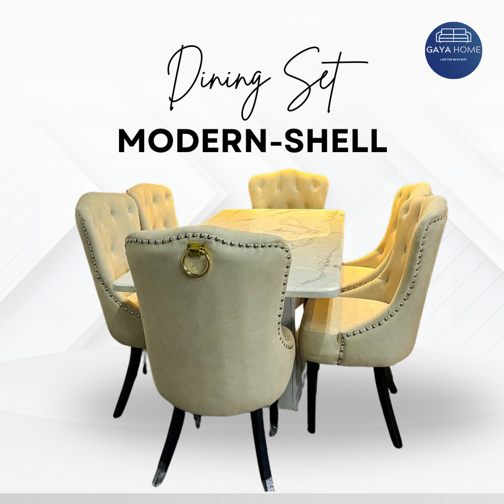 Modern Shell Dining Set product graphic