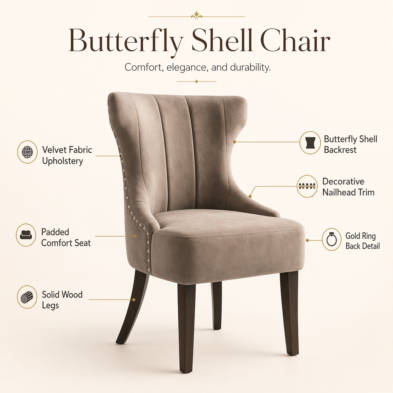 Butterfly Shell Chairs (ST21)