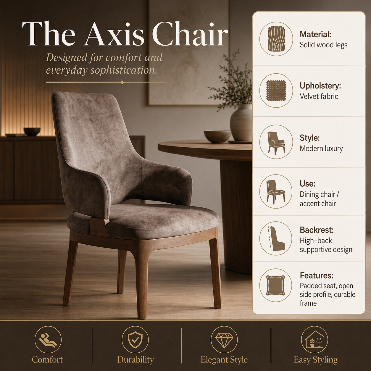 Axis Series Dining Chair (C231)