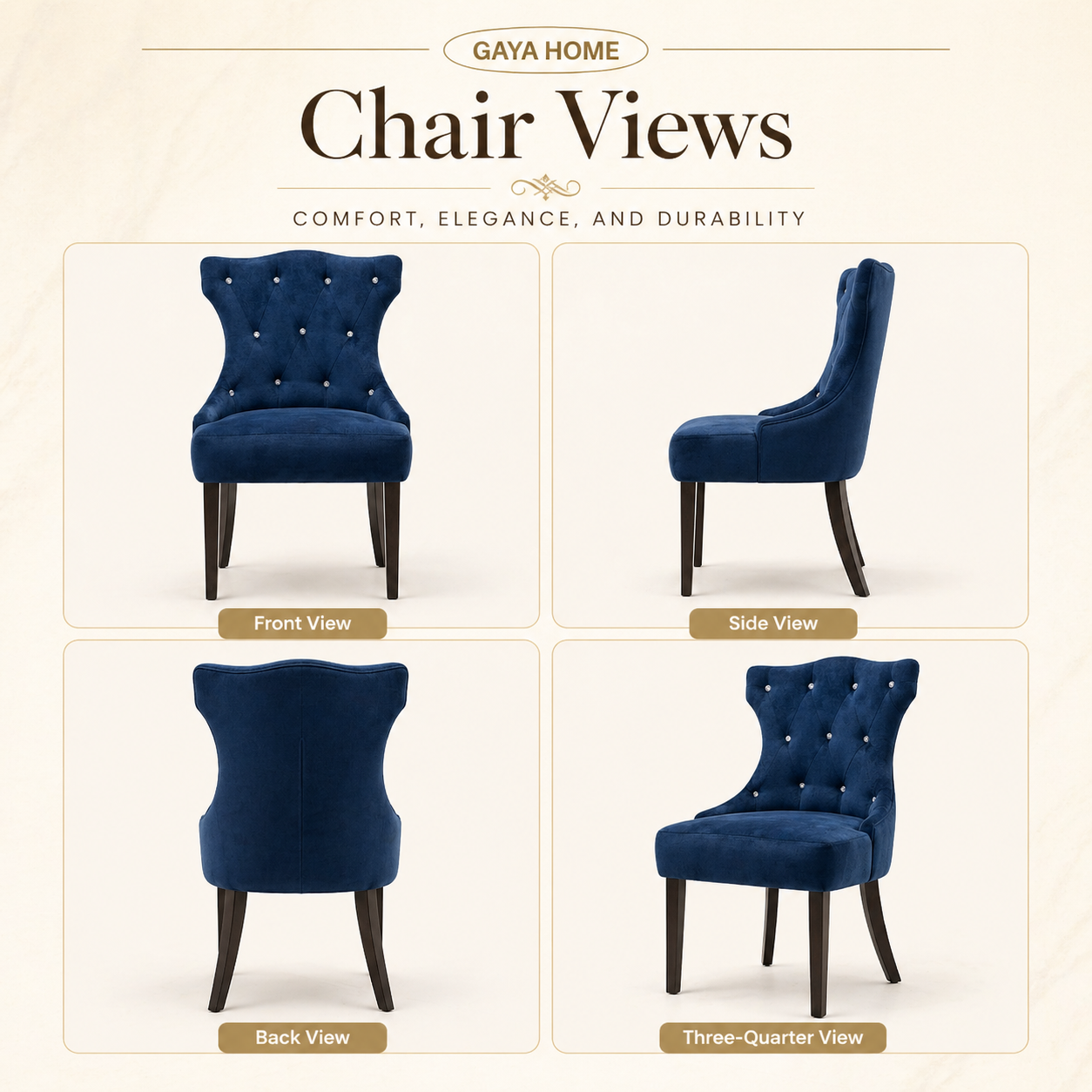 Helena Marble Dining Set with Luxurious Velvet Chairs (ST10)