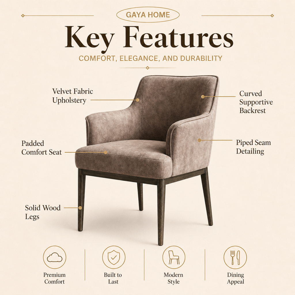 Low Rest Series Dining Chair (C227)
