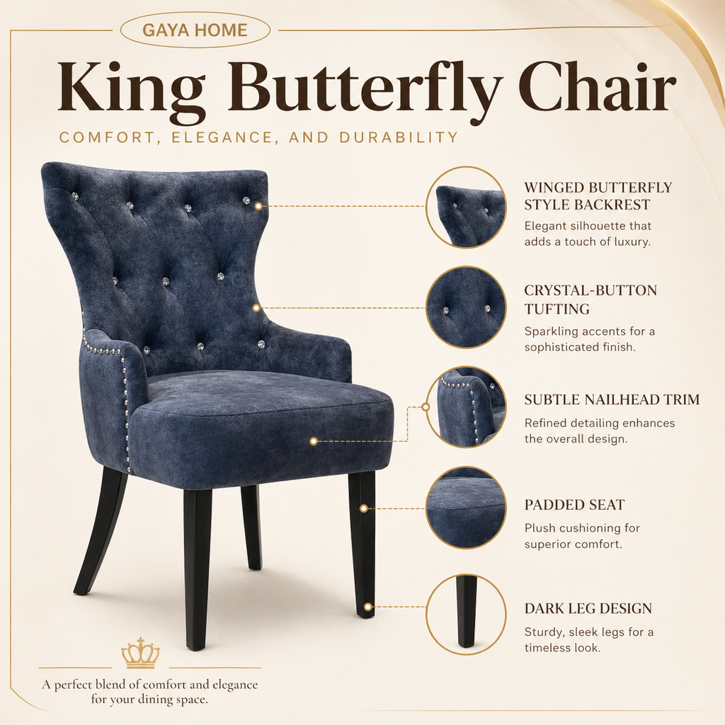 King Butterfly Dining Chair (ST11)