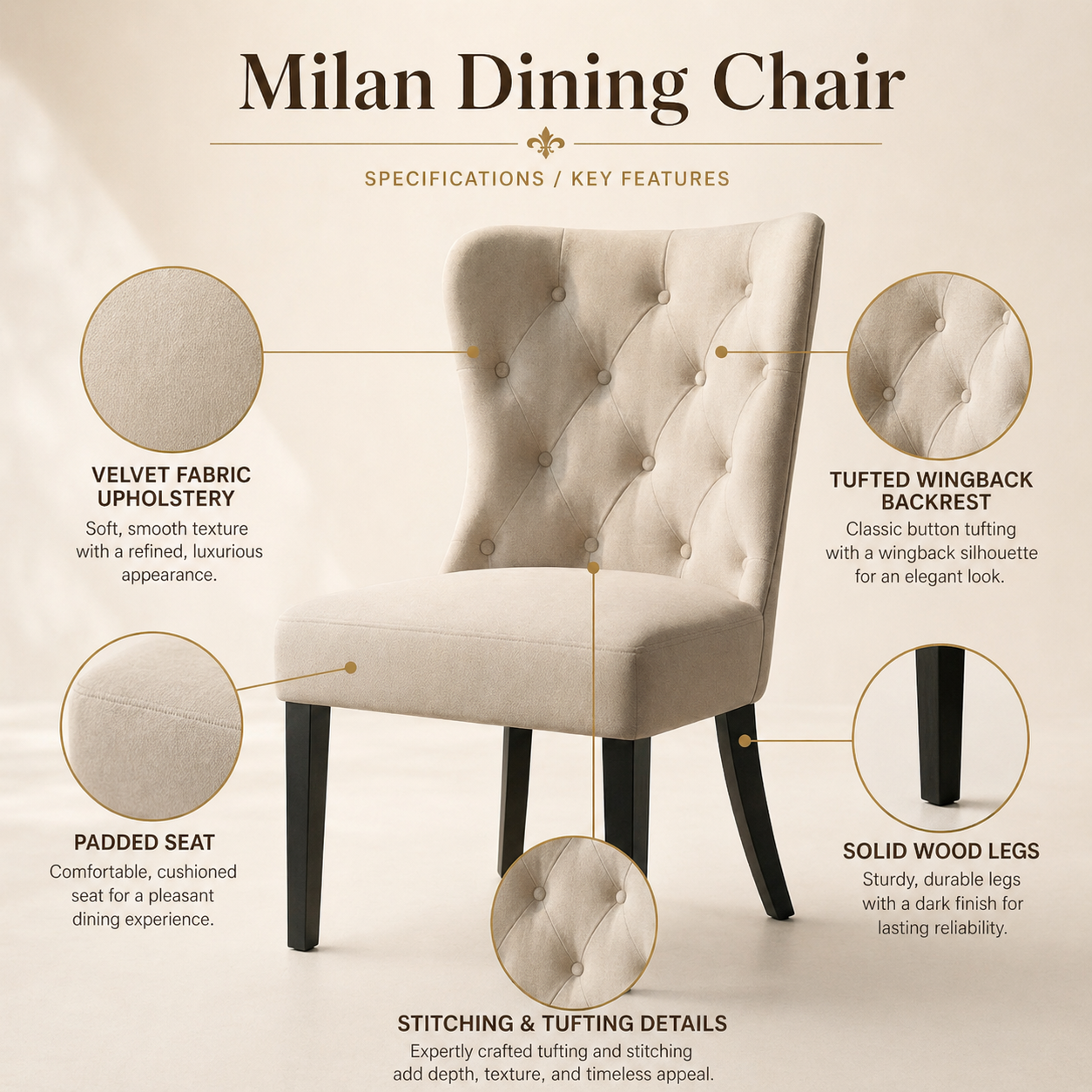 Milan Dining Set (ST22)