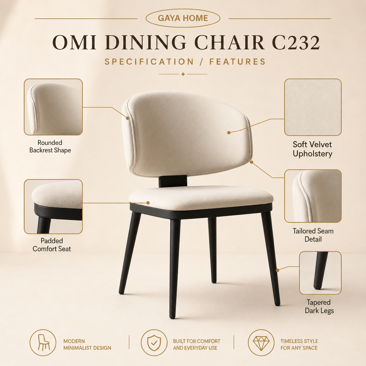 Omni Ceramic Dining Set (C236)