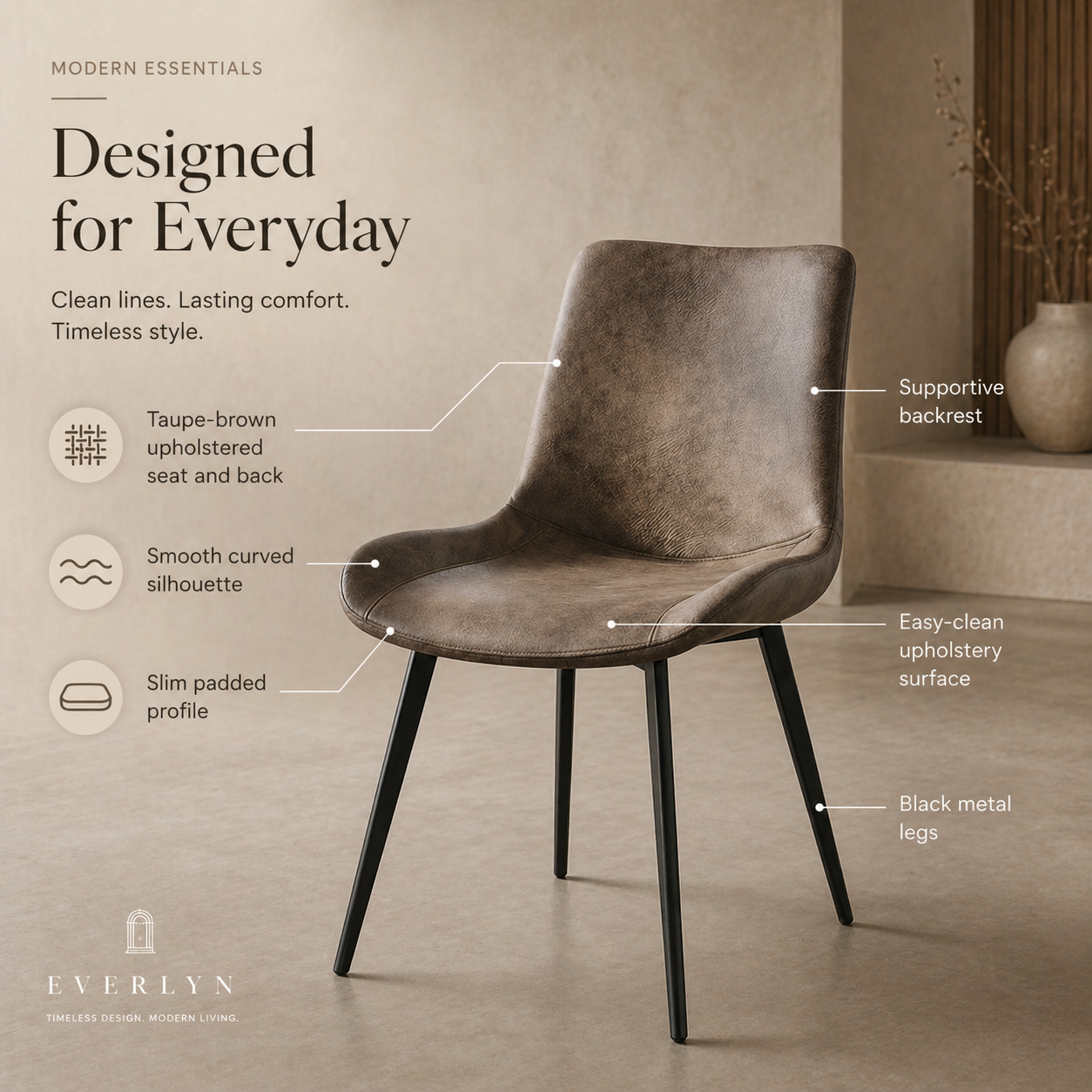 Luna Series Dining Chair (C223)