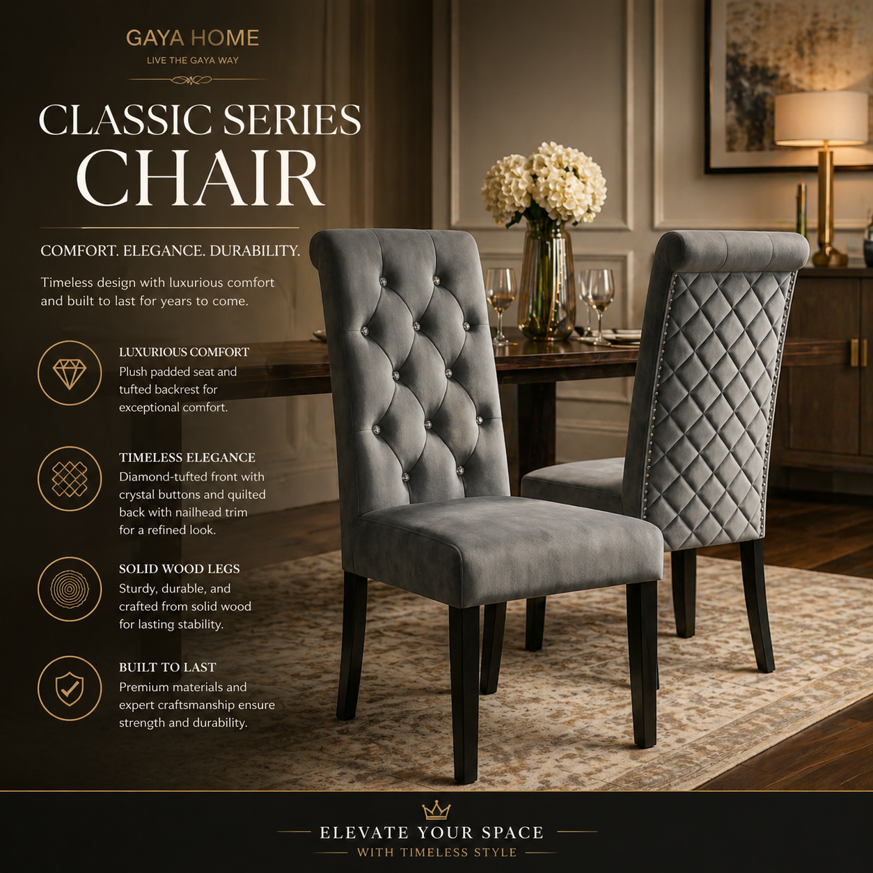 The Elora Round Dining Set (ST09)