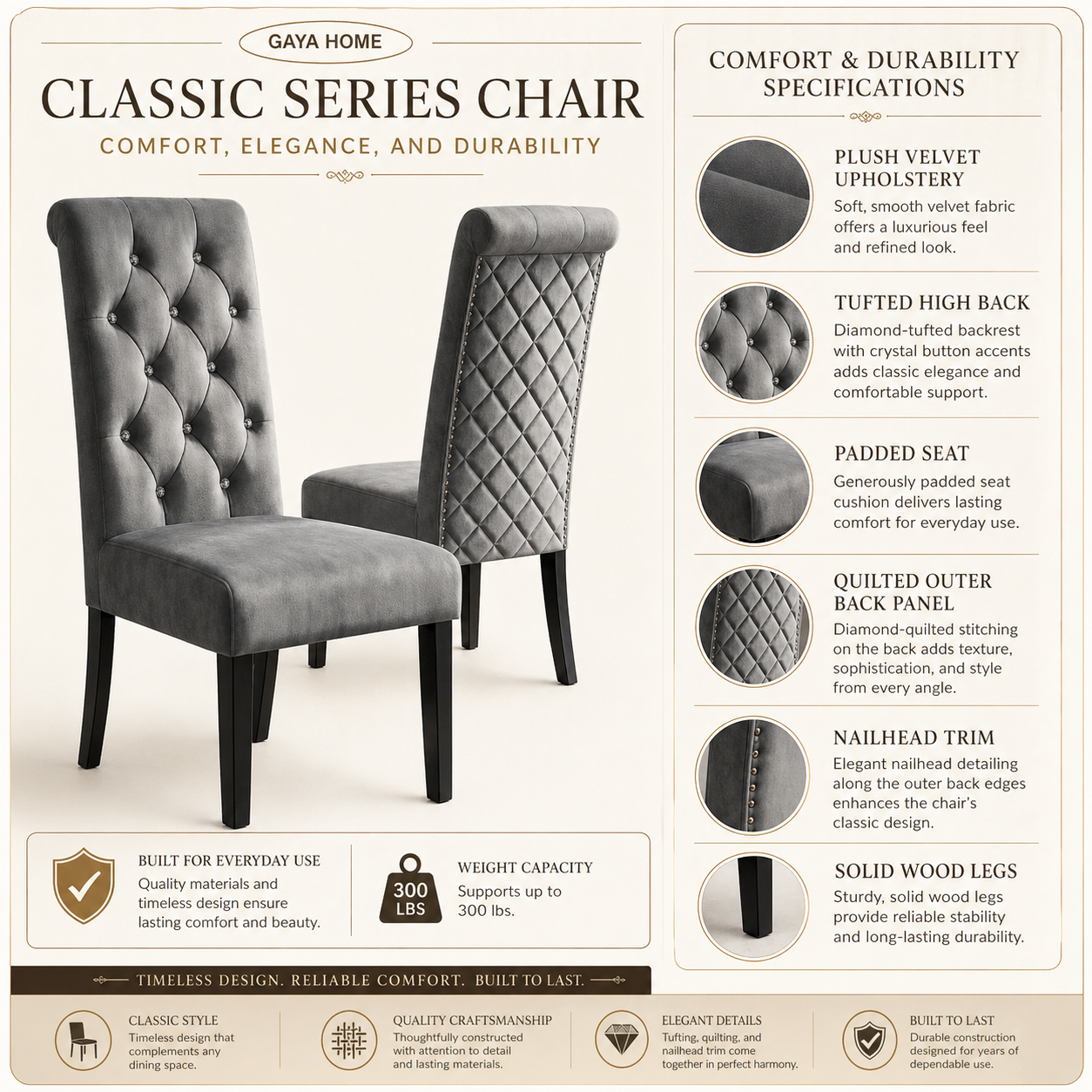 Classic Series Dining Chair (ST09)