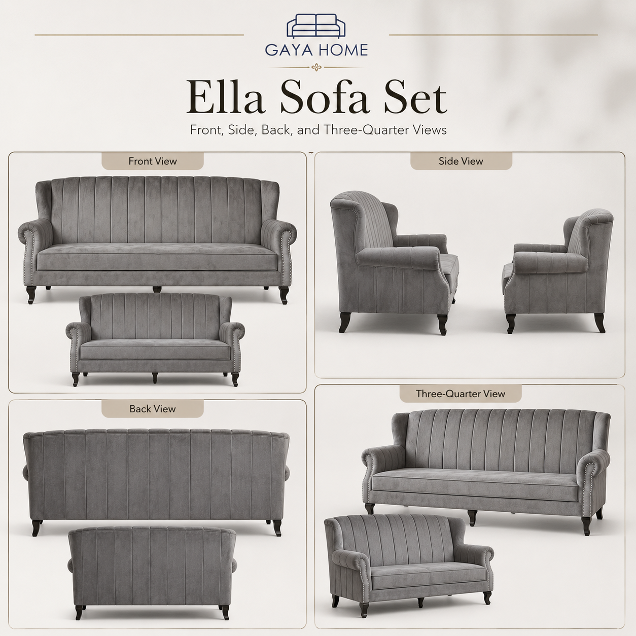 Ella Sofa Set (1651)