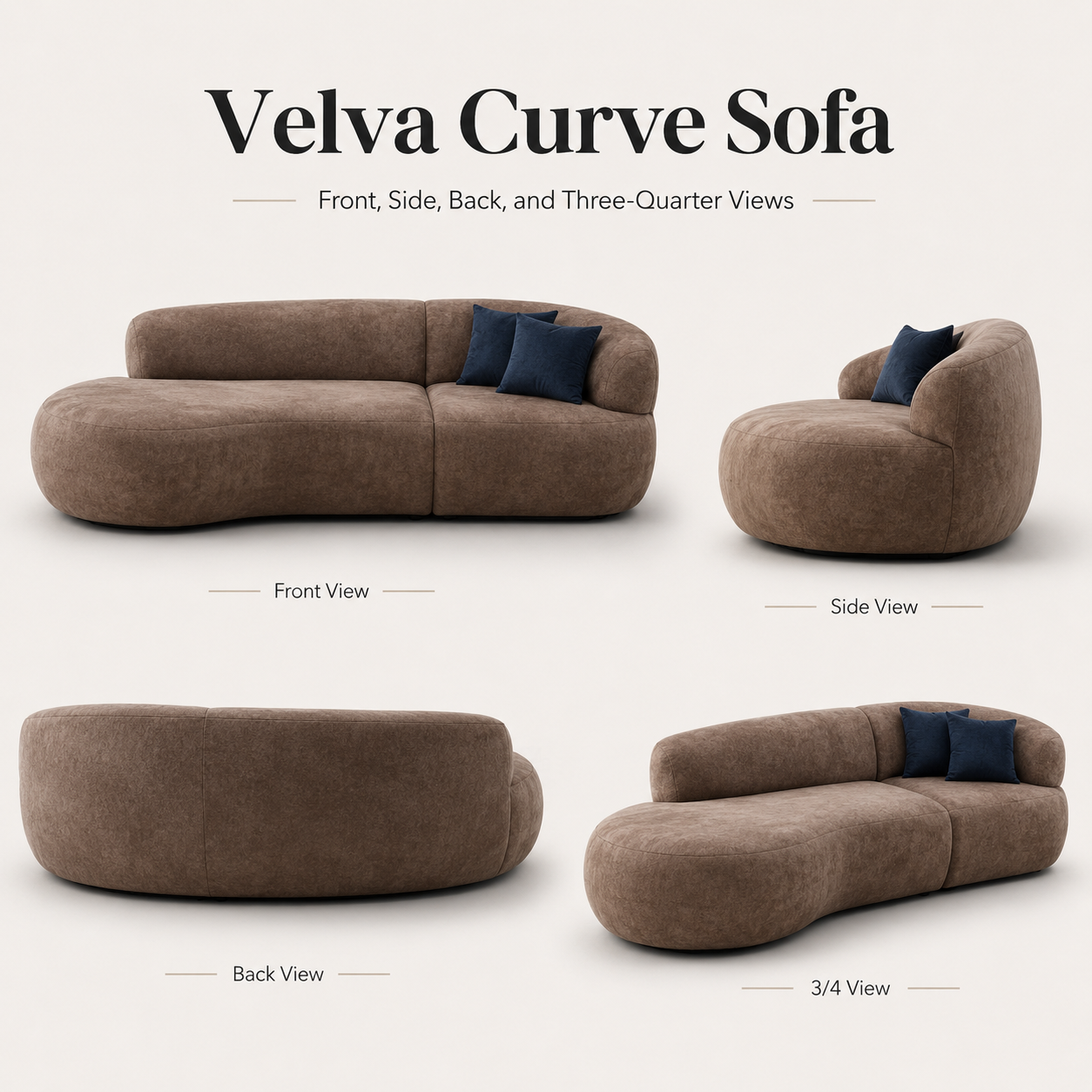 Velva Curve Sofa (1646)