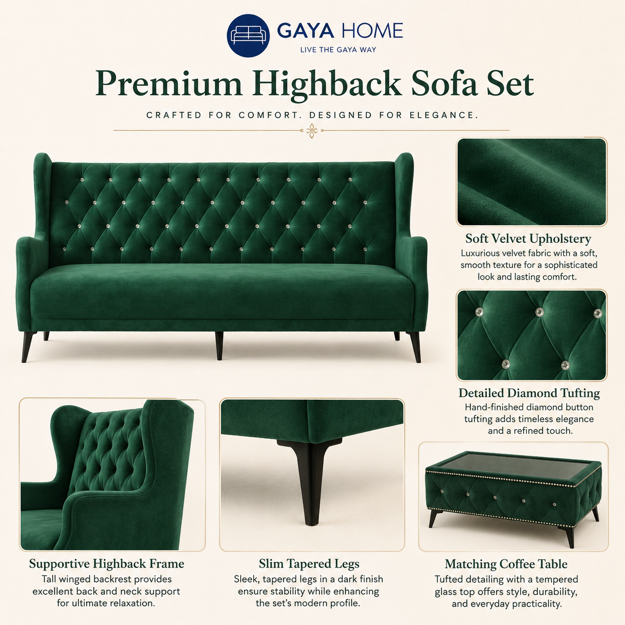 Highback Sofa Set (04)