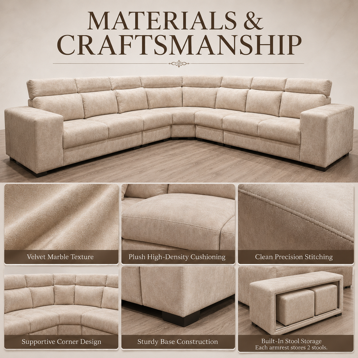 Grand Corner Sofa (1632-corner)