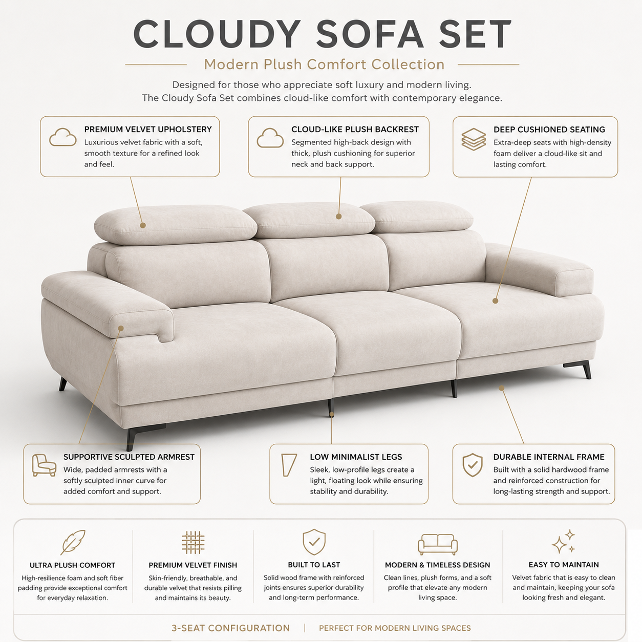 The Vela Series Sofa