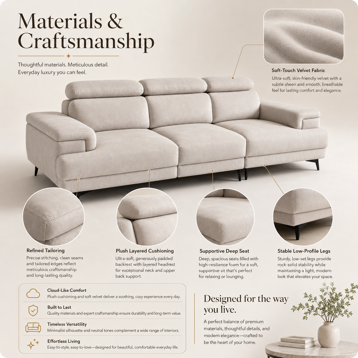 The Vela Series Sofa