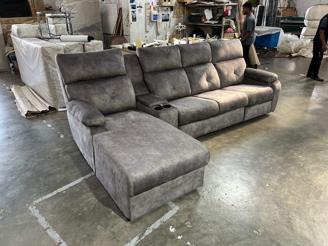 CozyRecline L-Shaped Sofa gallery photo