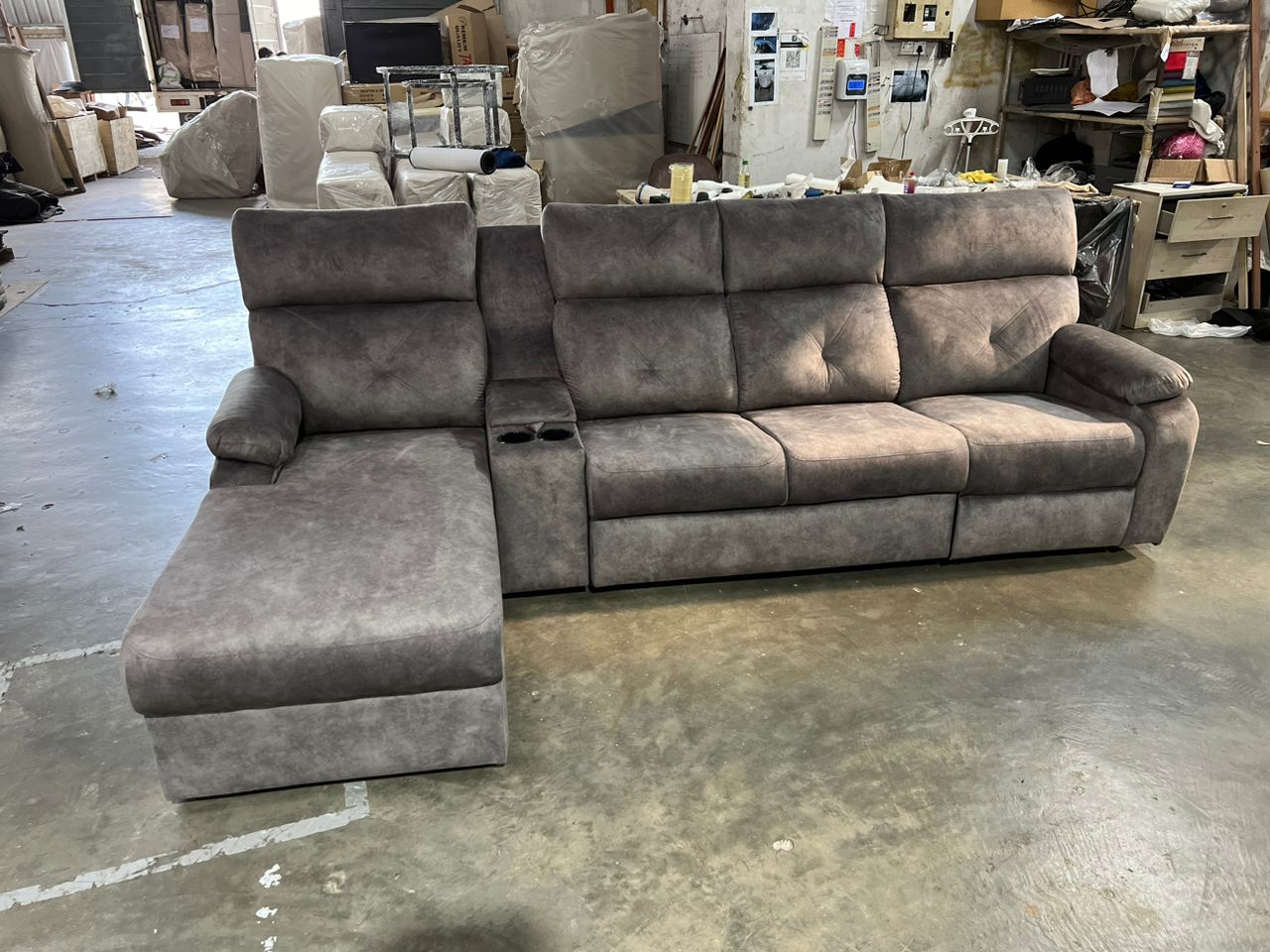 CozyRecline L-Shaped Sofa gallery photo