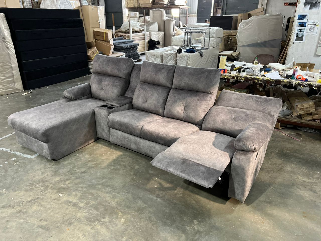 CozyRecline L-Shaped Sofa gallery photo