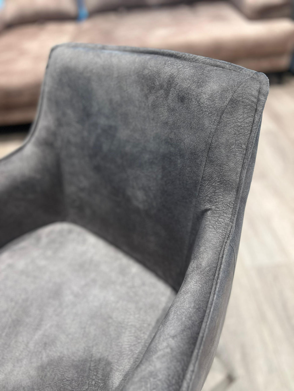 Low Rest Dining Chair angled room view