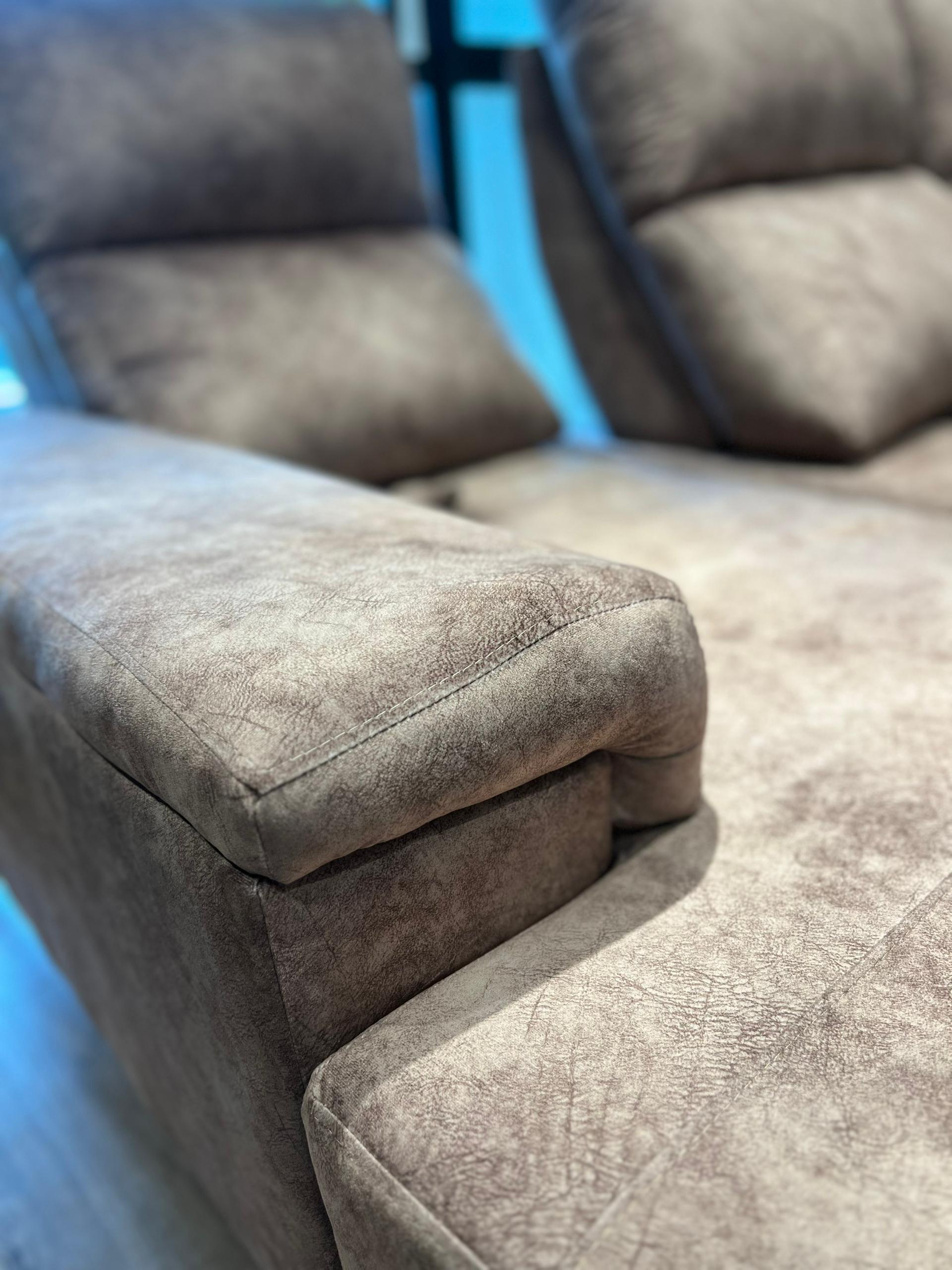 Flexi Push Back L Shape Sofa living room view
