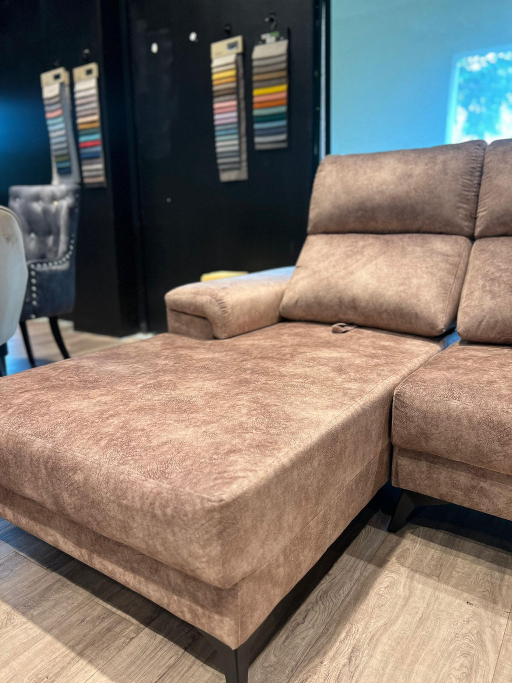 Flexi Push Back L Shape Sofa gallery photo