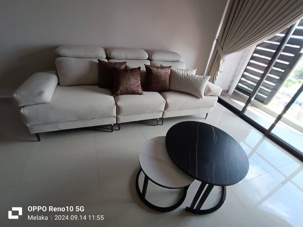The Vela Series Sofa living room view