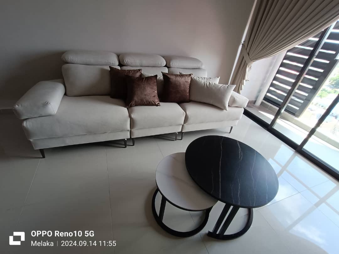 The Vela Series Sofa living room view