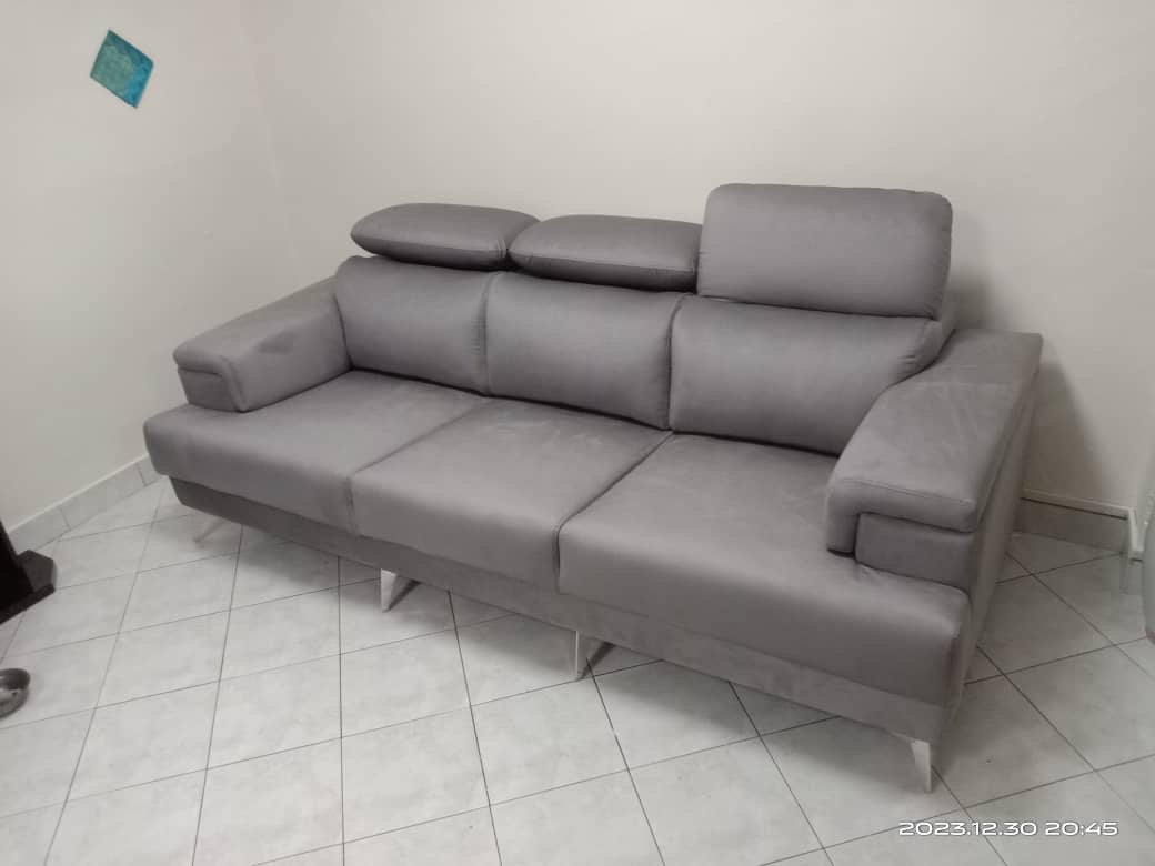 The Vela Series Sofa angled room view