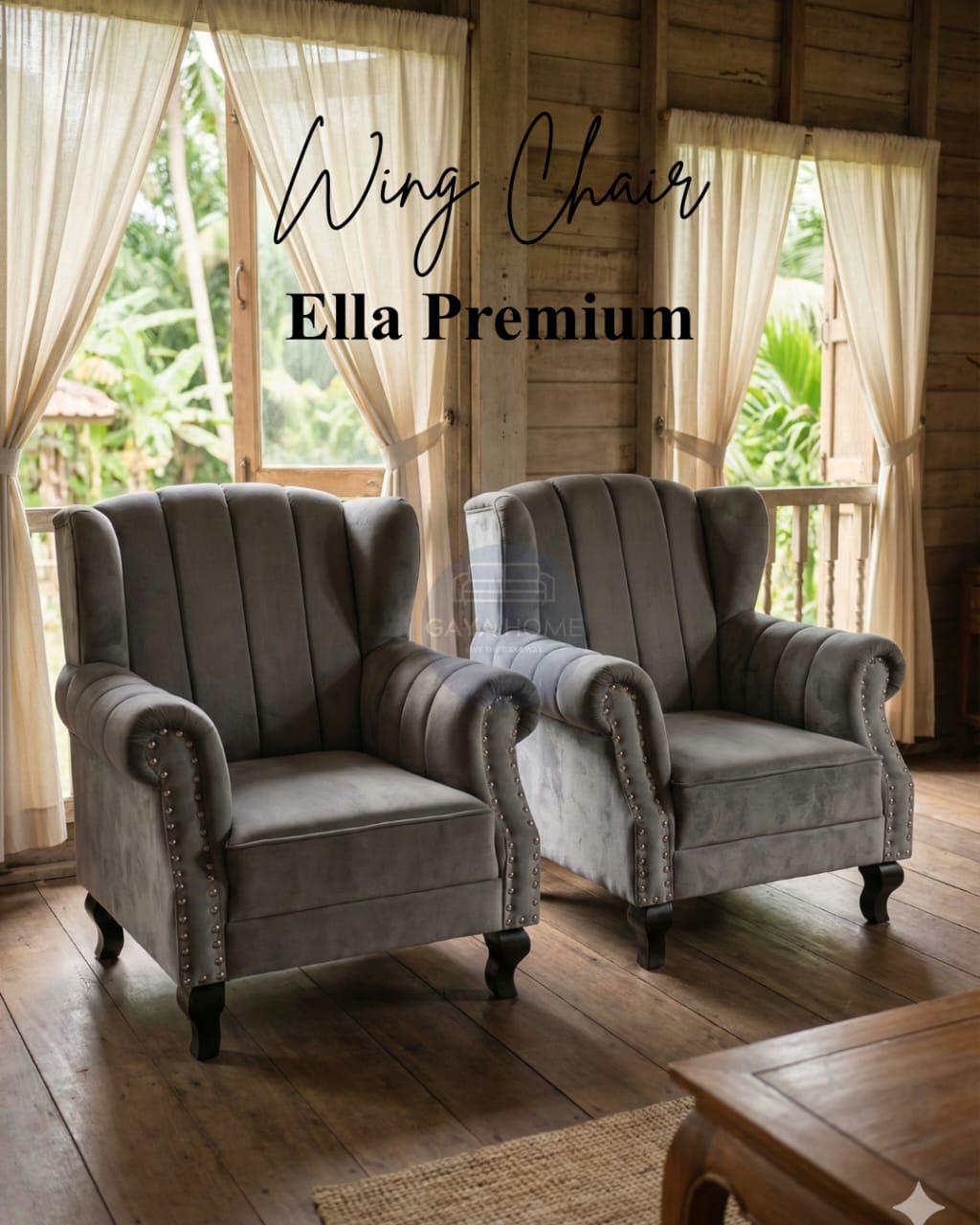 Ella Wing Chair lifestyle image