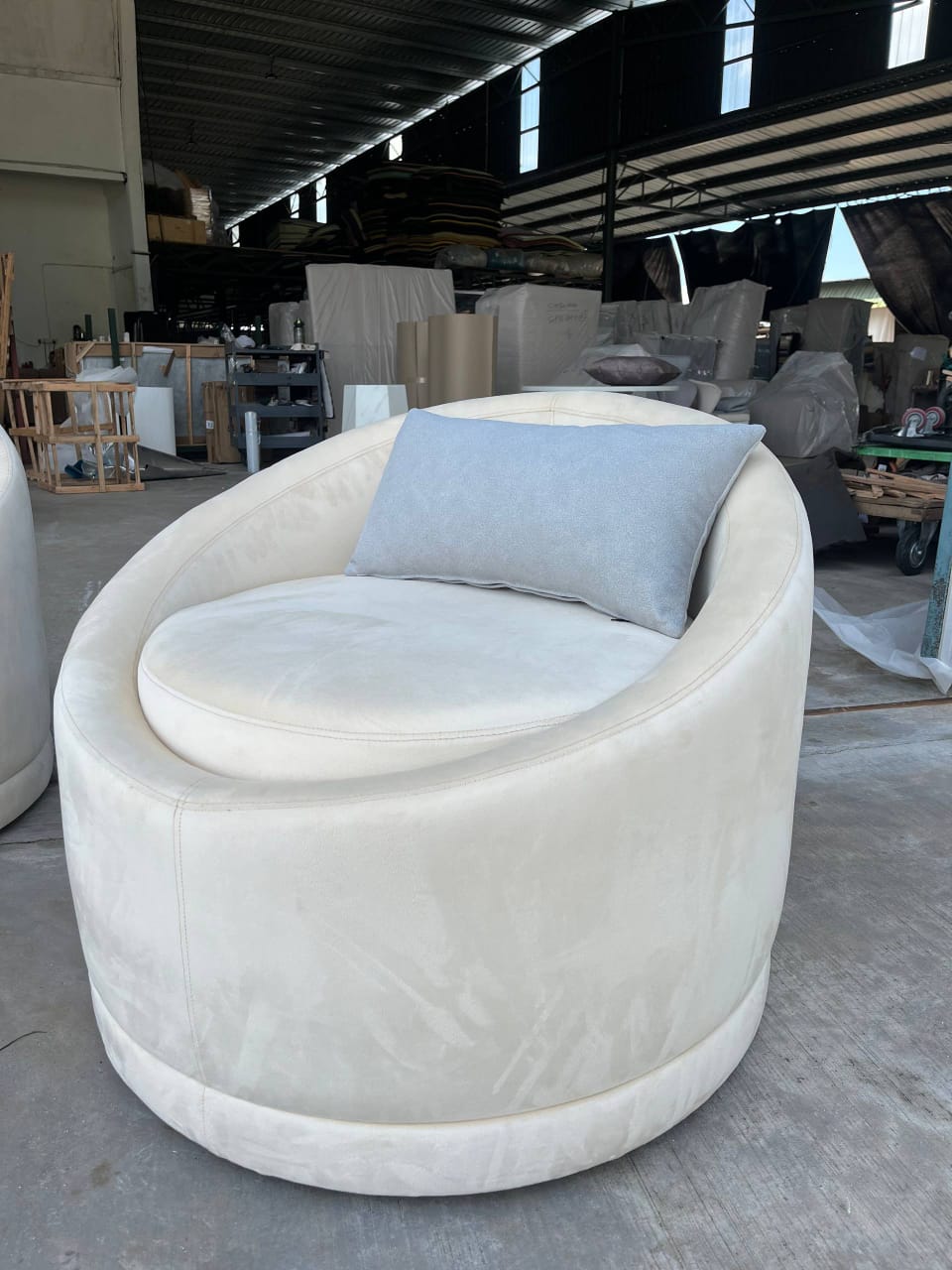 The Dune Set Curved Designer Sofa styled interior view