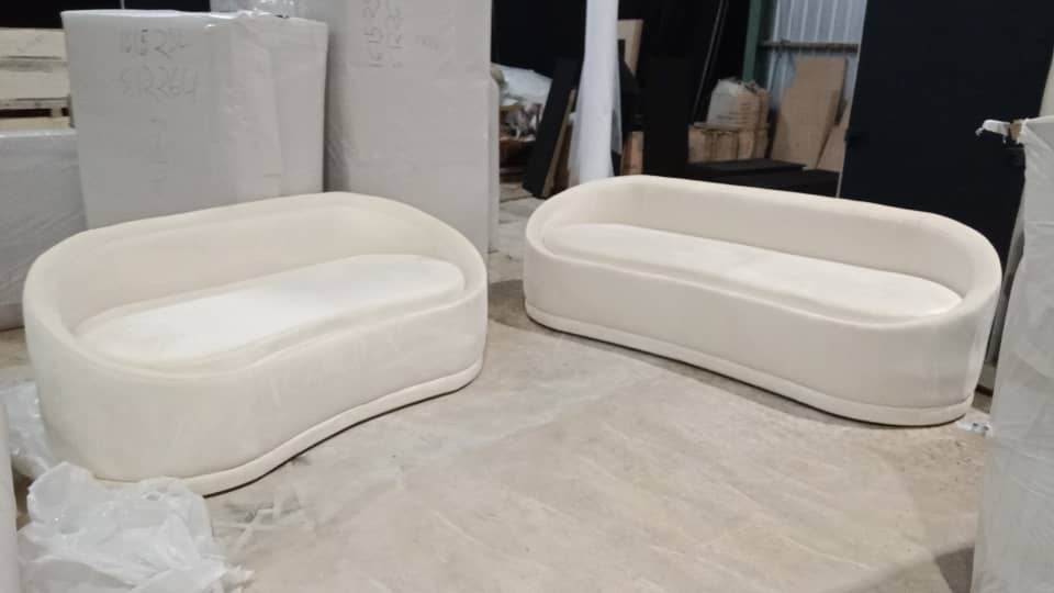 The Dune Set Curved Designer Sofa lifestyle image