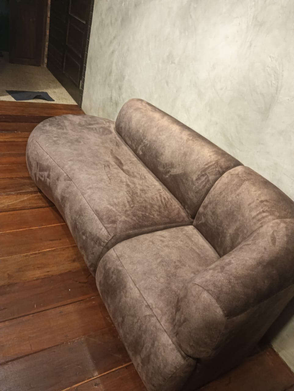 Velva Curve Sofa living room view