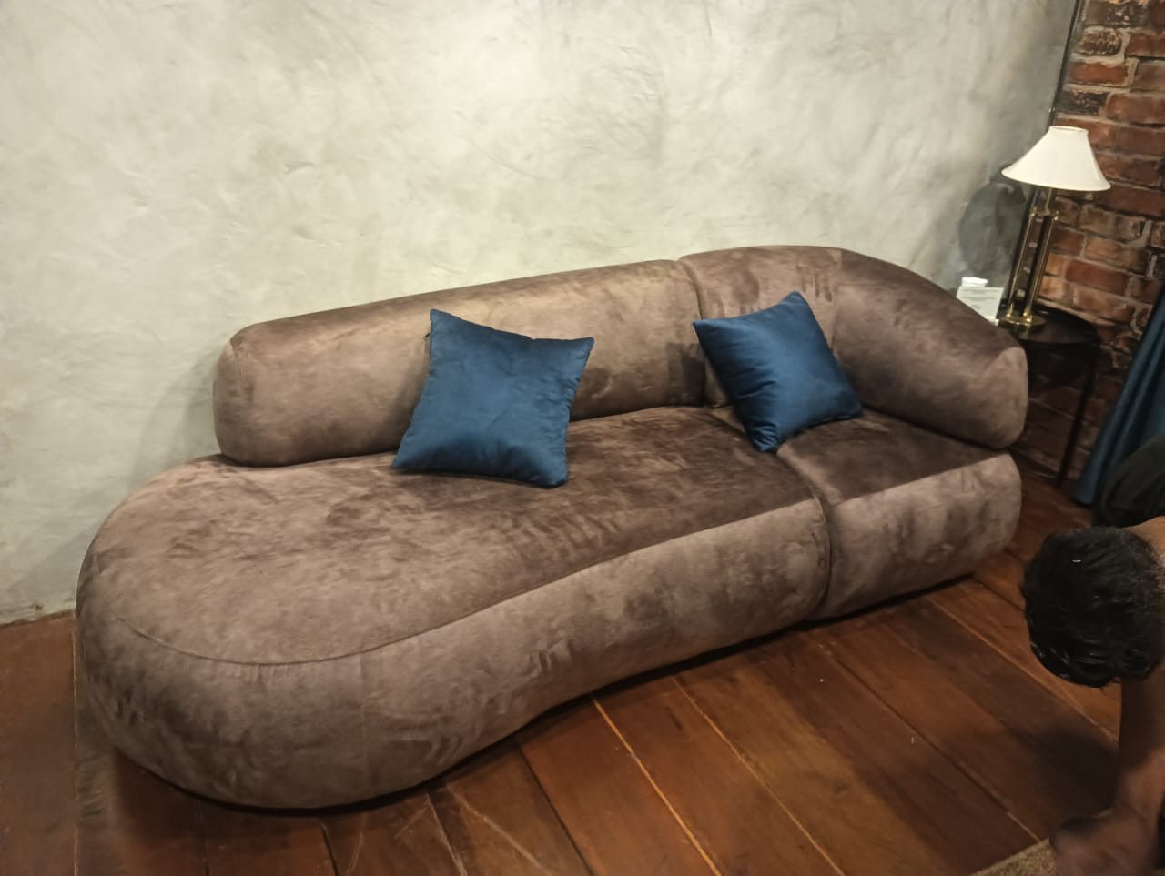 Velva Curve Sofa lifestyle image