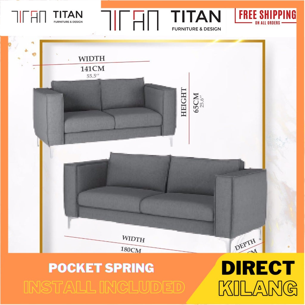 Lawson Series Affordable Sofa angled view