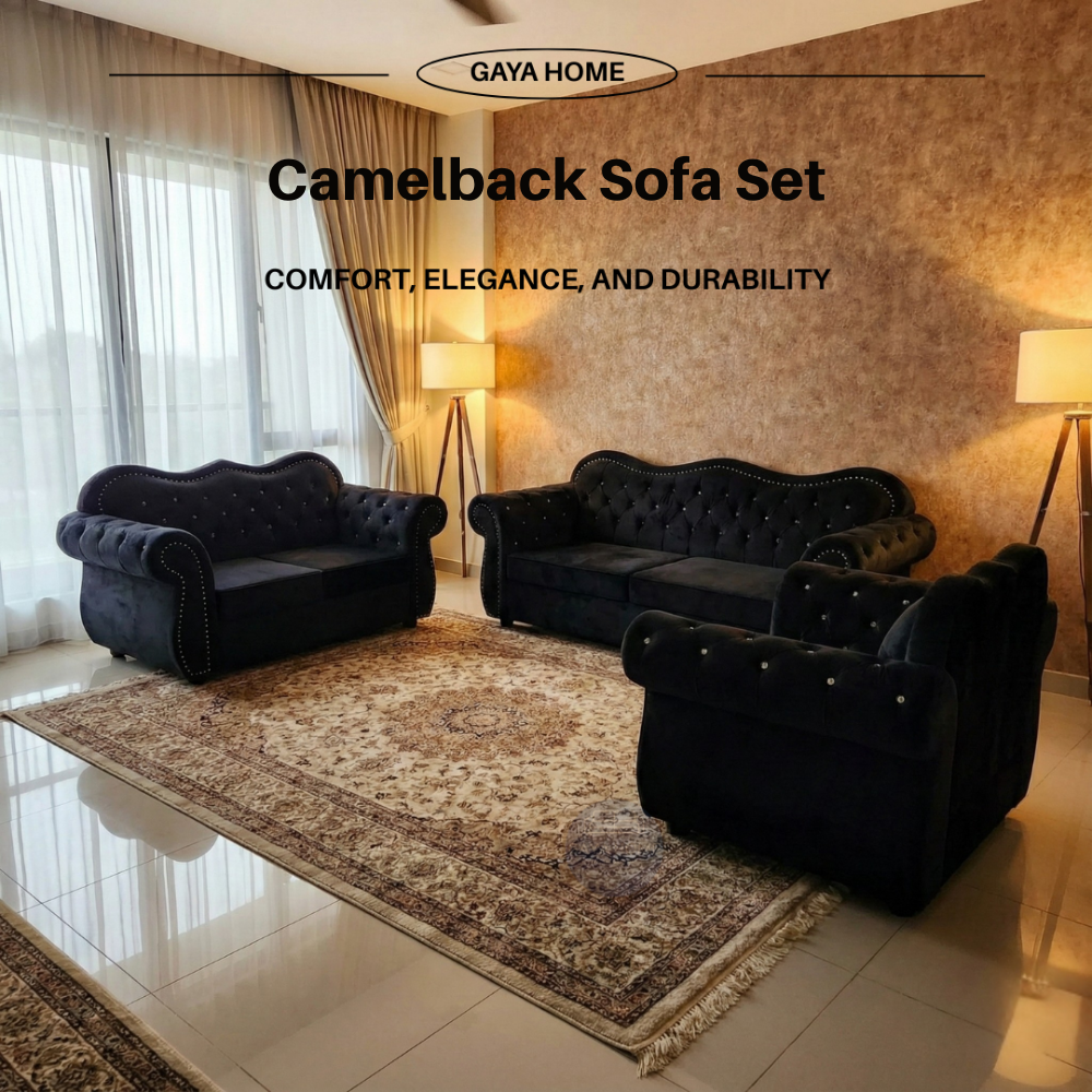 Camelback Sofa Set (1626)
