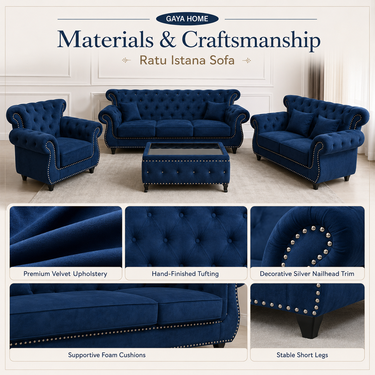 Ratu Istana Sofa Set (1627)