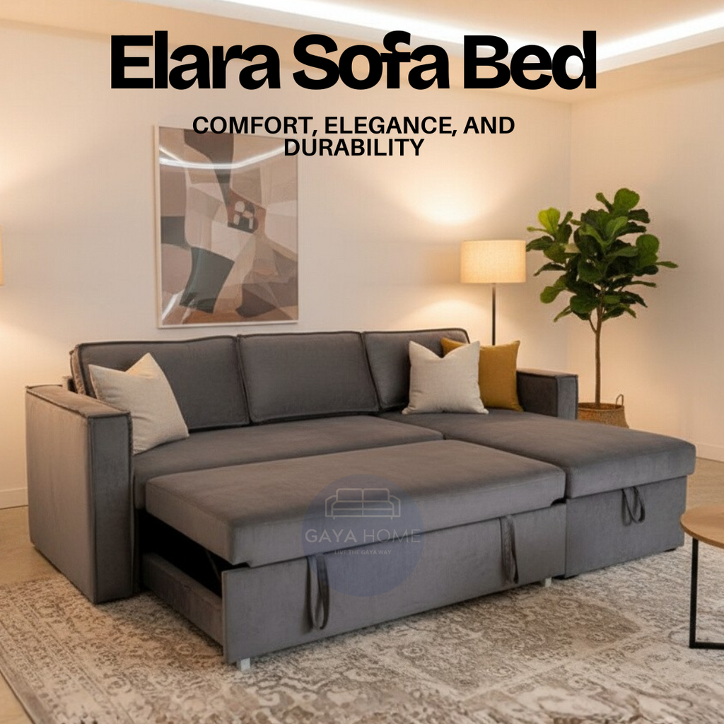 Elara L-Shape Sofa Bed with Storage product image