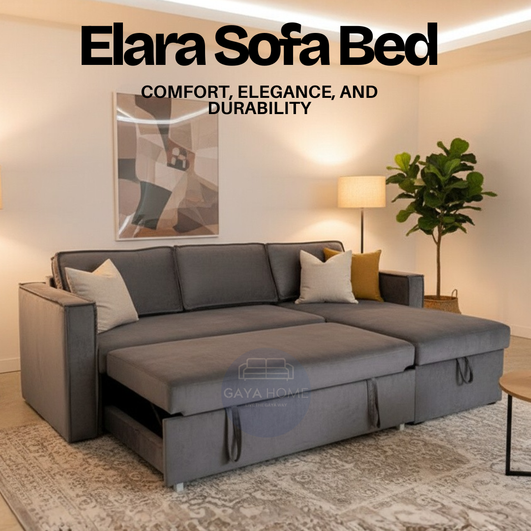Elara L-Shape Sofa Bed with Storage product image