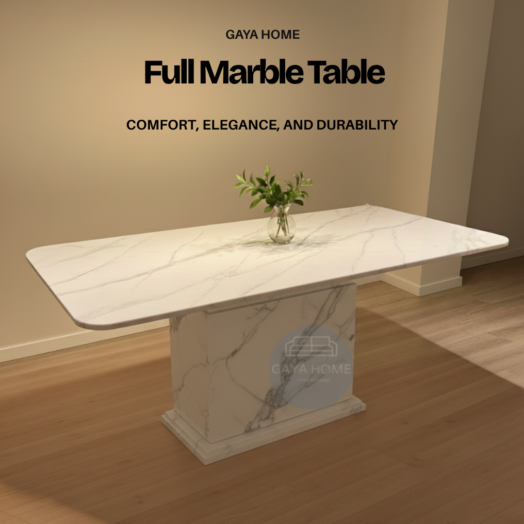 CT01 Full Marble Dining Table product image