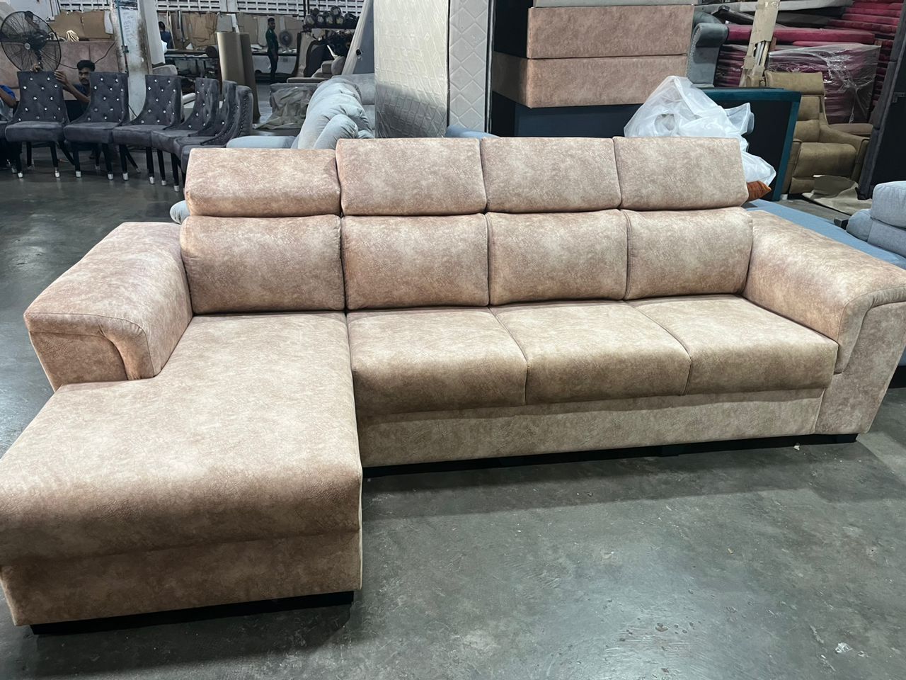 Easy L Shape Sofa living room view