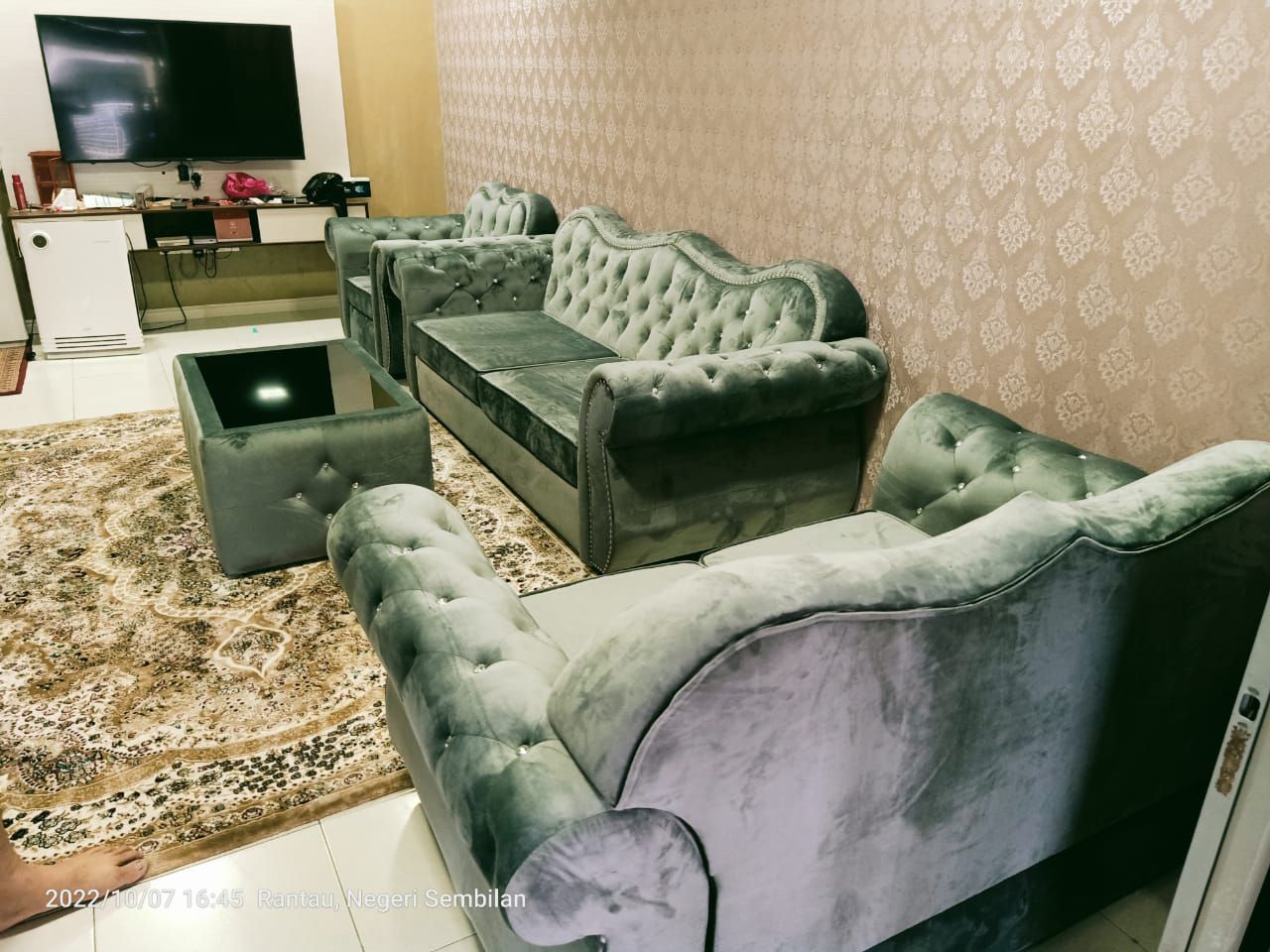 Camelback Sofa Set gallery photo