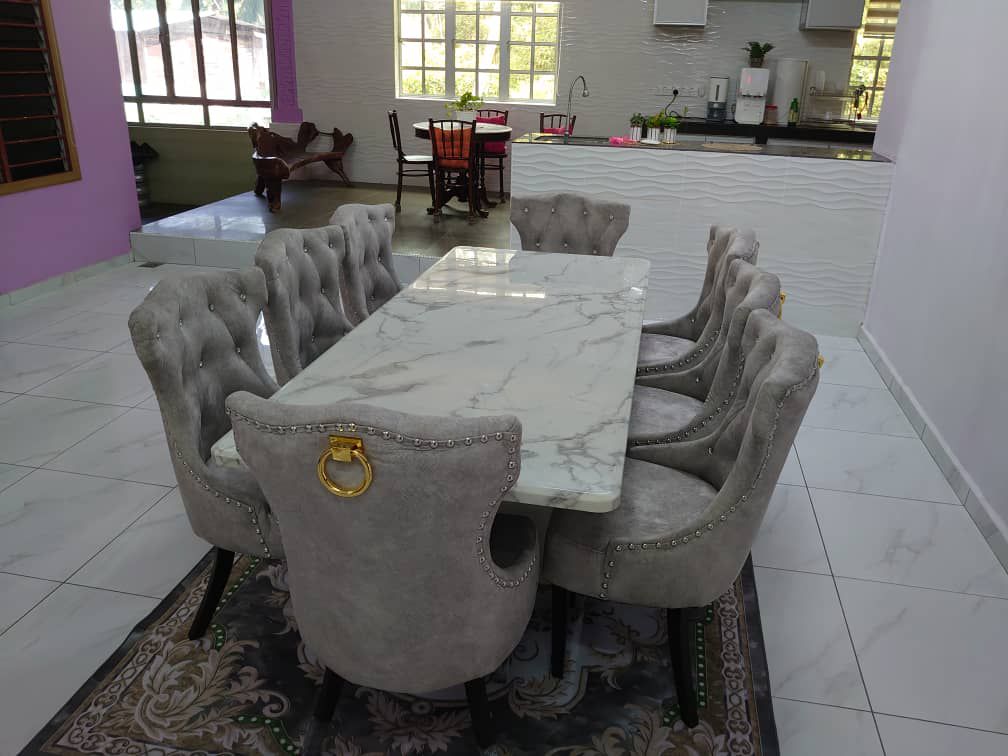 Helana Marble Dining Set gallery photo